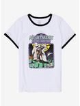 The Nightmare Before Christmas Frame Girls Ringer T-Shirt Plus Size, MULTI, hi-res