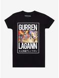 Gurren Lagann Group Girls T-Shirt, MULTI, hi-res