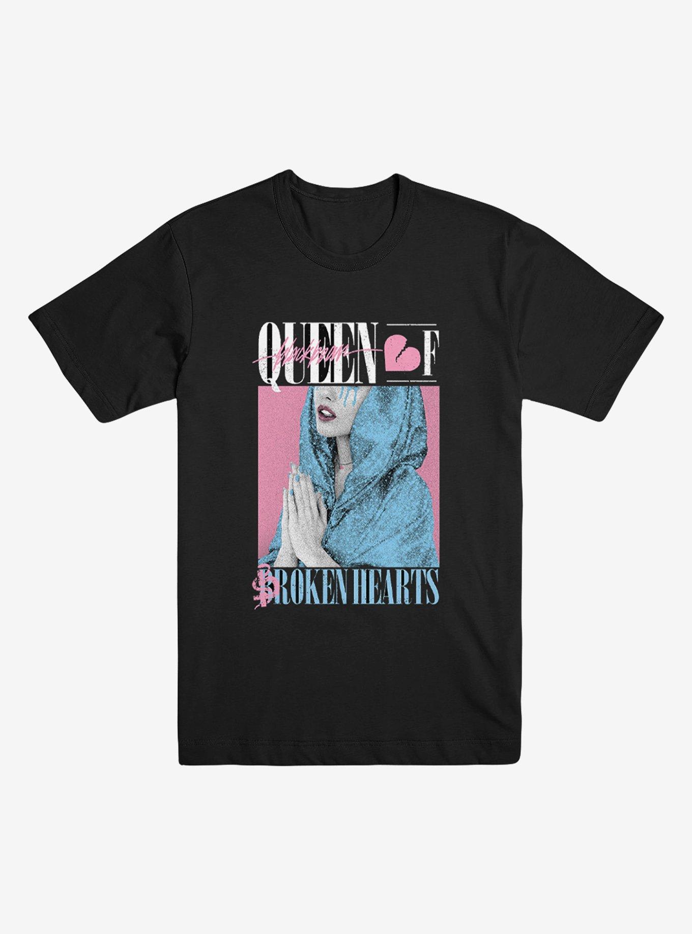 Blackbear Queen Of Broken Hearts T-Shirt, BLACK, hi-res
