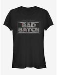 Star Wars The Bad Batch Logo Girls T-Shirt, BLACK, hi-res