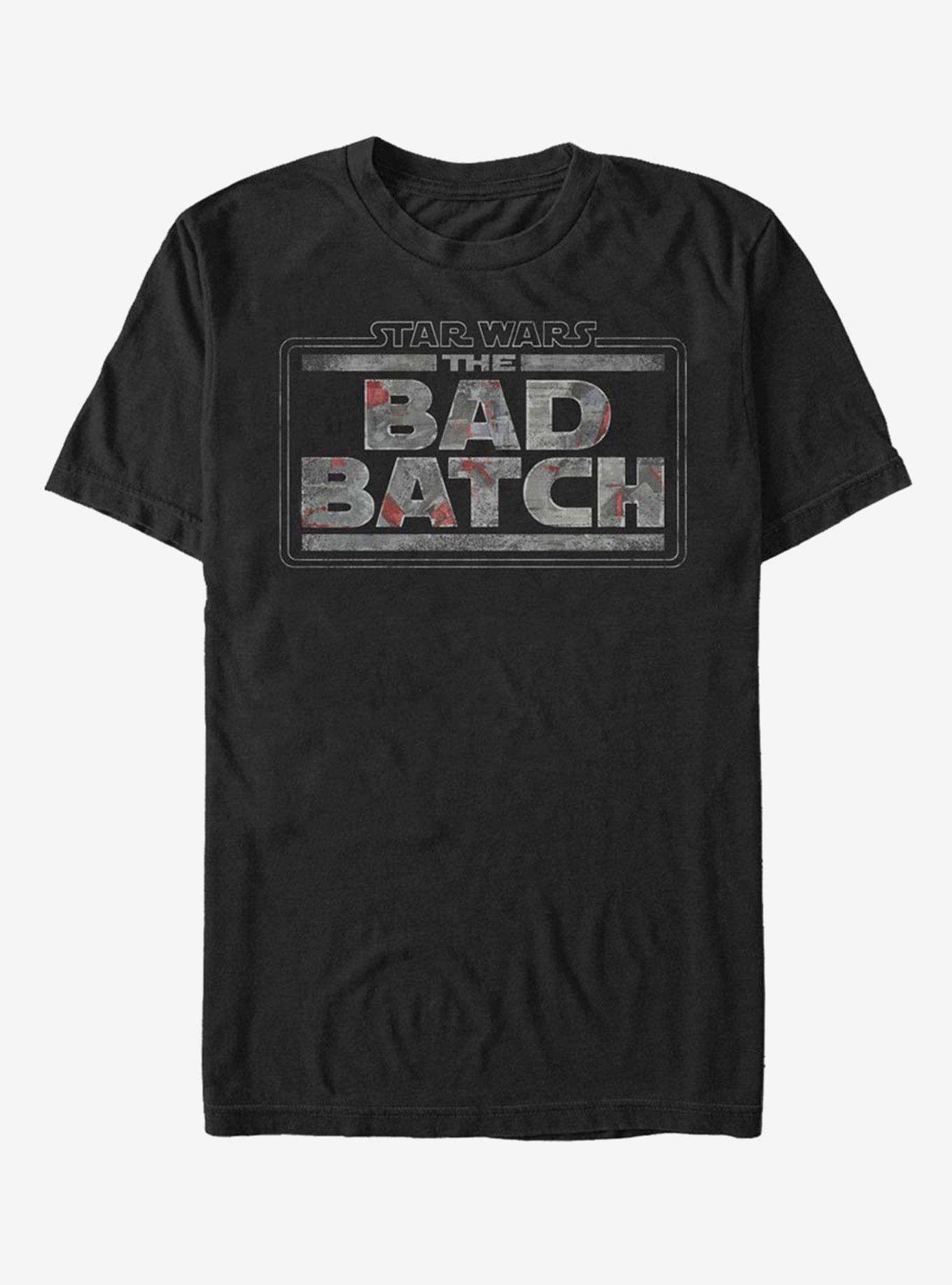 Star Wars The Bad Batch Logo T-Shirt, BLACK, hi-res