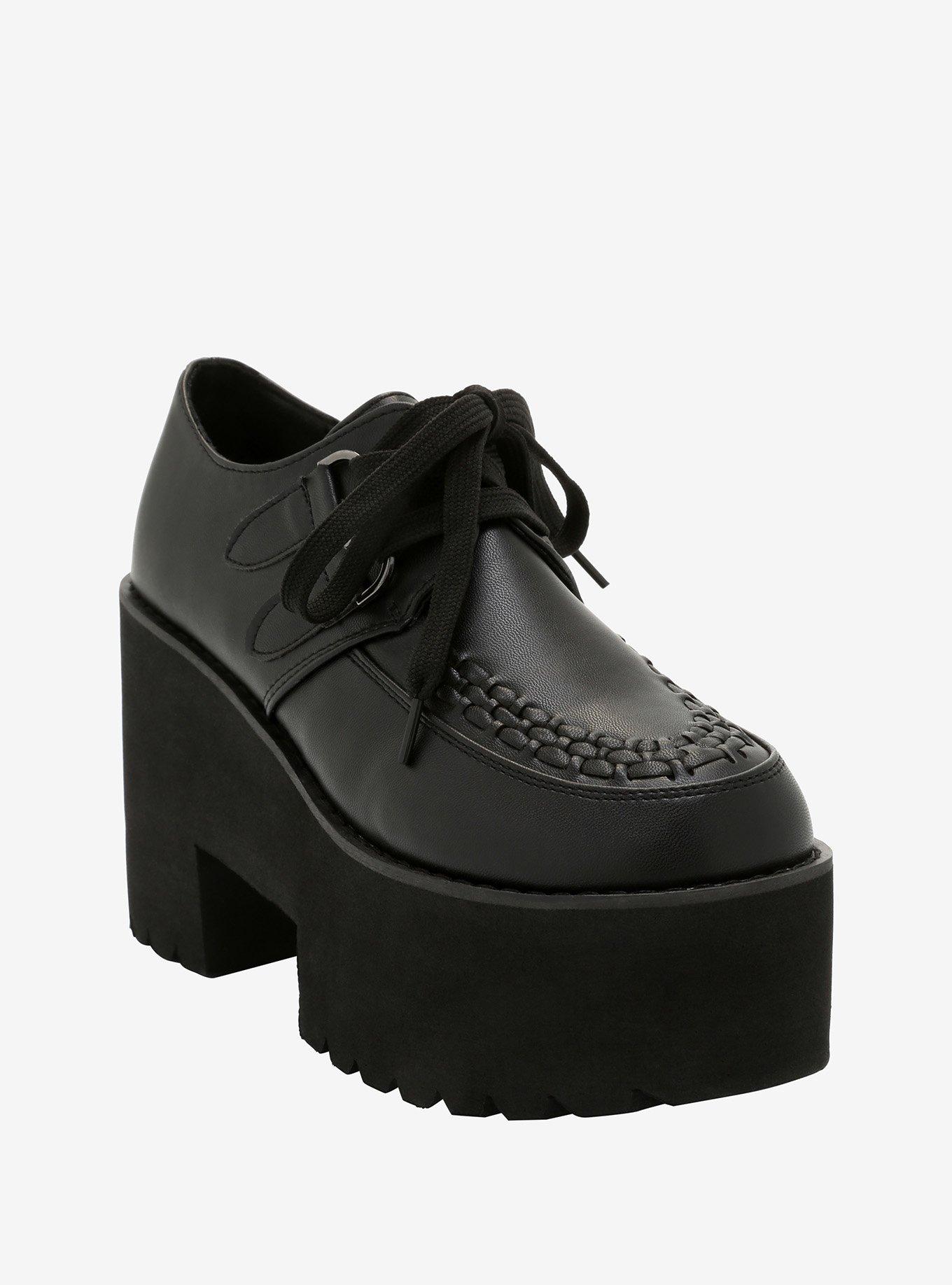 Black Platform Creepers Hot Topic
