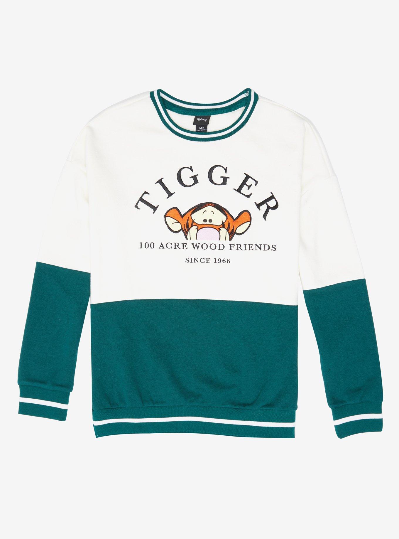 Disney Winnie the Pooh Tigger Colorblock Crewneck BoxLunch Exclusive BoxLunch