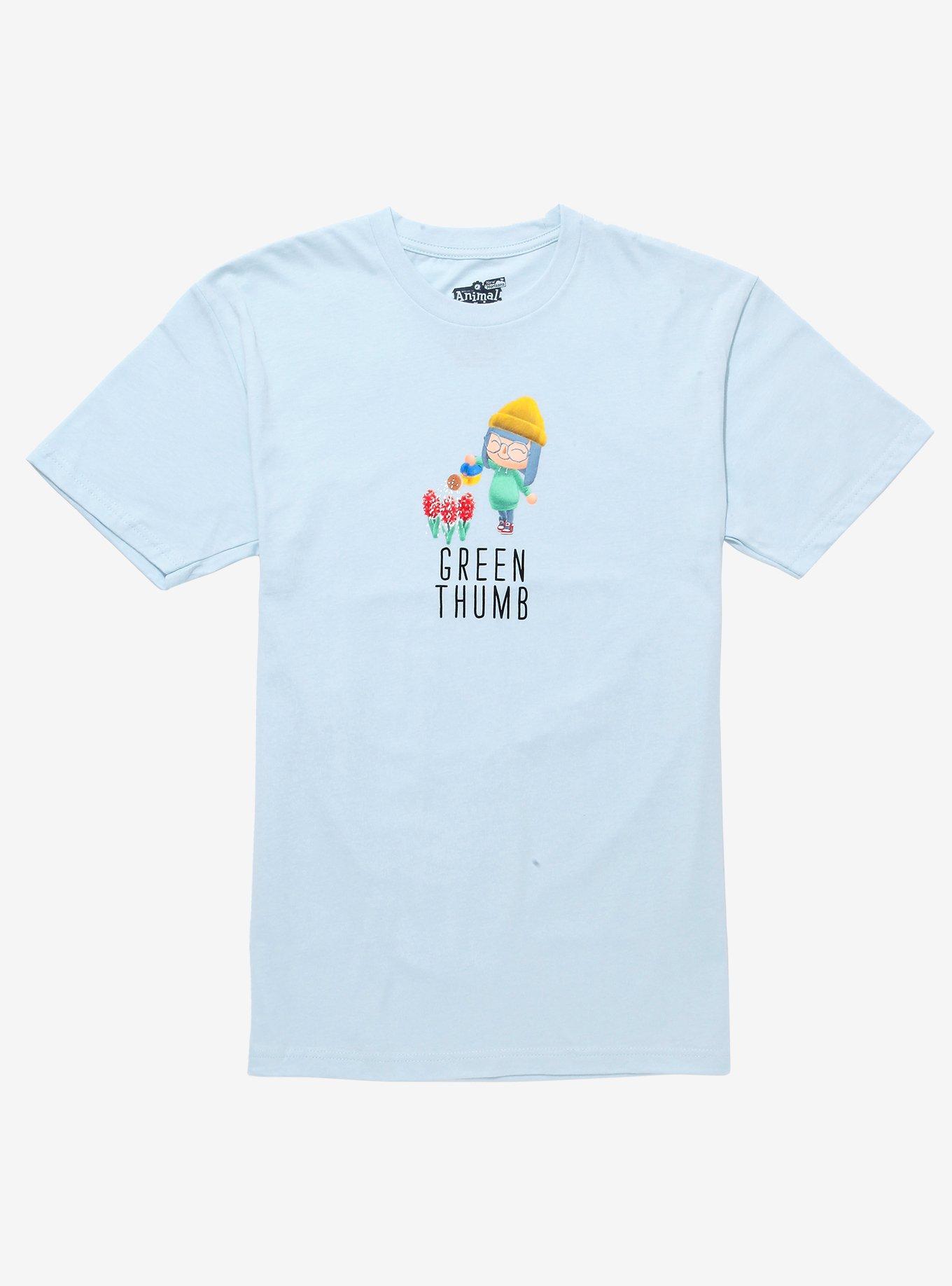 Nintendo Animal Crossing Green Thumb T-Shirt - BoxLunch Exclusive, BLUE, hi-res