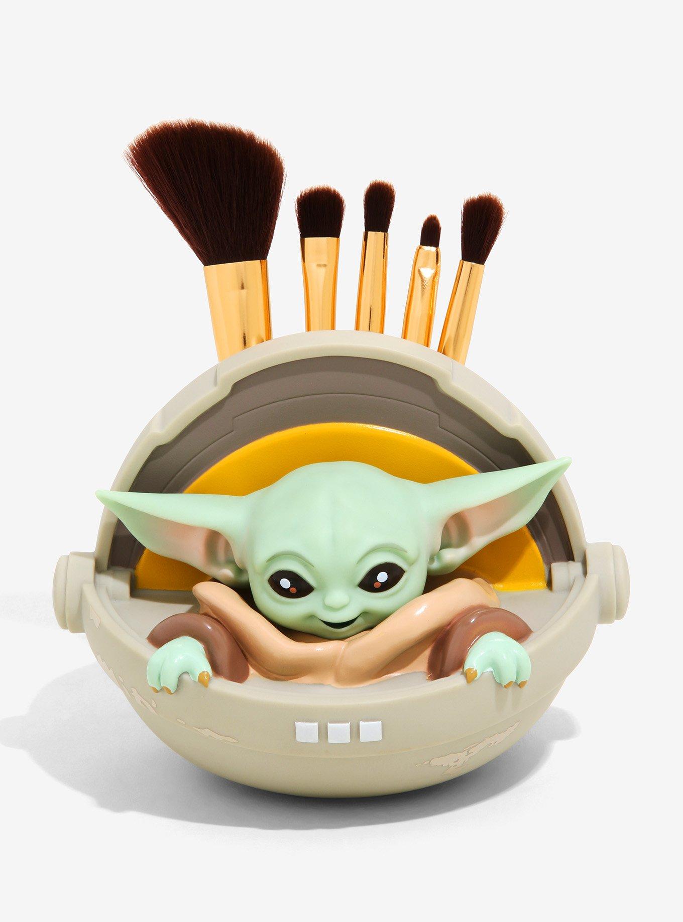 Disney Star Wars The Mandalorian BABY YODA 9pc Reusable Straw Set & Brush  NEW