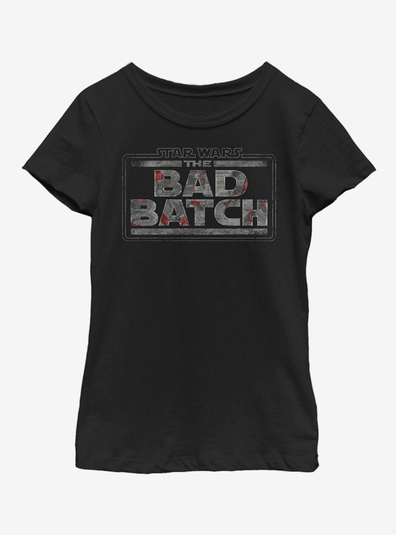 Star Wars The Bad Batch Logo Youth Girls T Shirt Black Boxlunch 6379