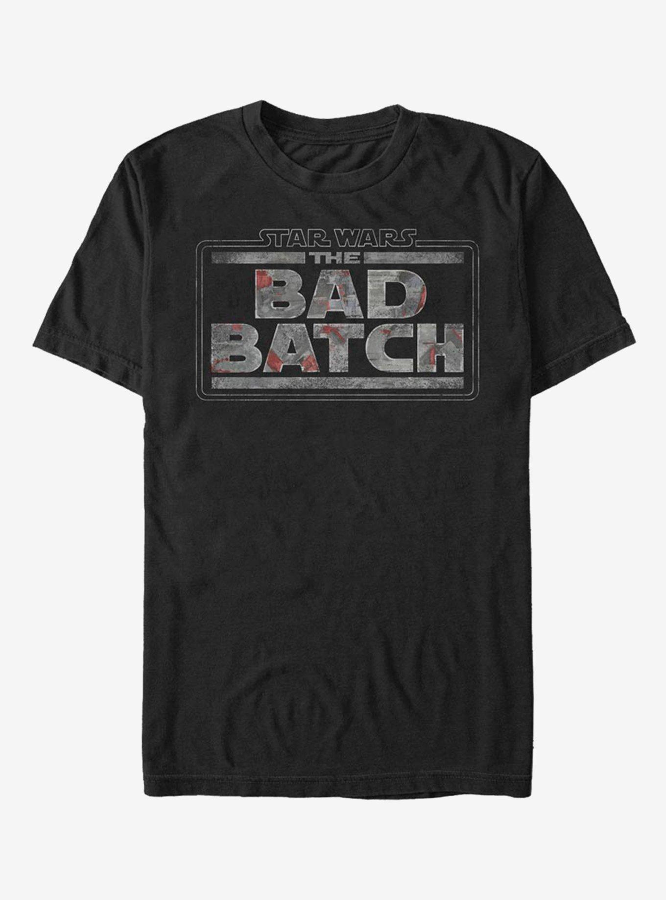 Star Wars The Bad Batch Logo T-Shirt, BLACK, hi-res