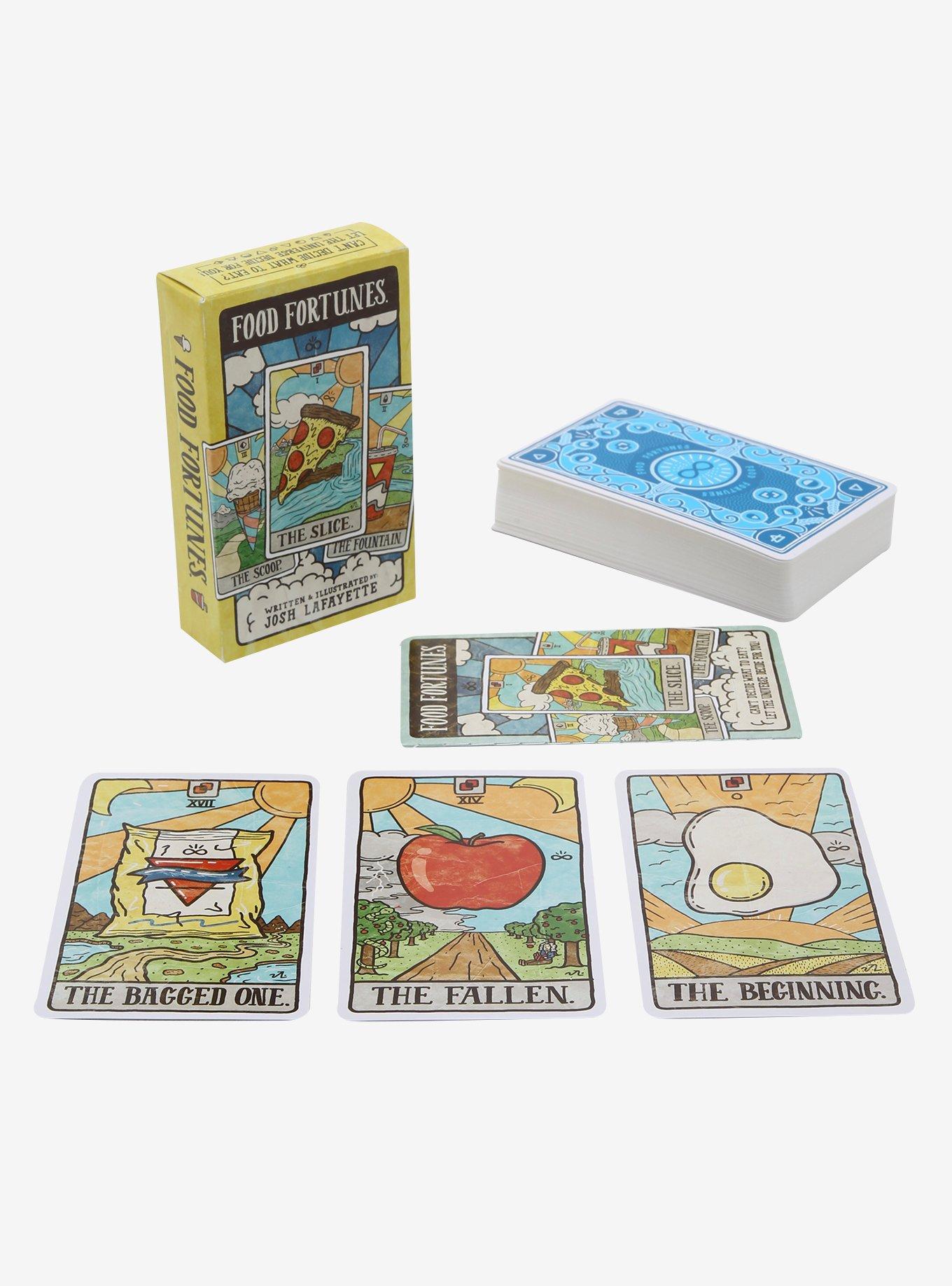 Acheter Jeu de cartes Food Fortunes (Cadeaux pour les gourmets, cadeaux  pour les amateurs de nourriture, cartes de tarot amusantes, jeu de cartes  amusant)