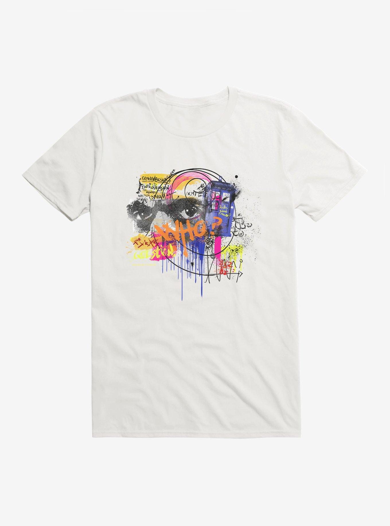 Doctor Who Twelfth Doctor TARDIS Graffiti T-Shirt | BoxLunch