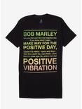 Bob Marley And The Wailers Positive Vibration Girls T-Shirt, BLACK, hi-res