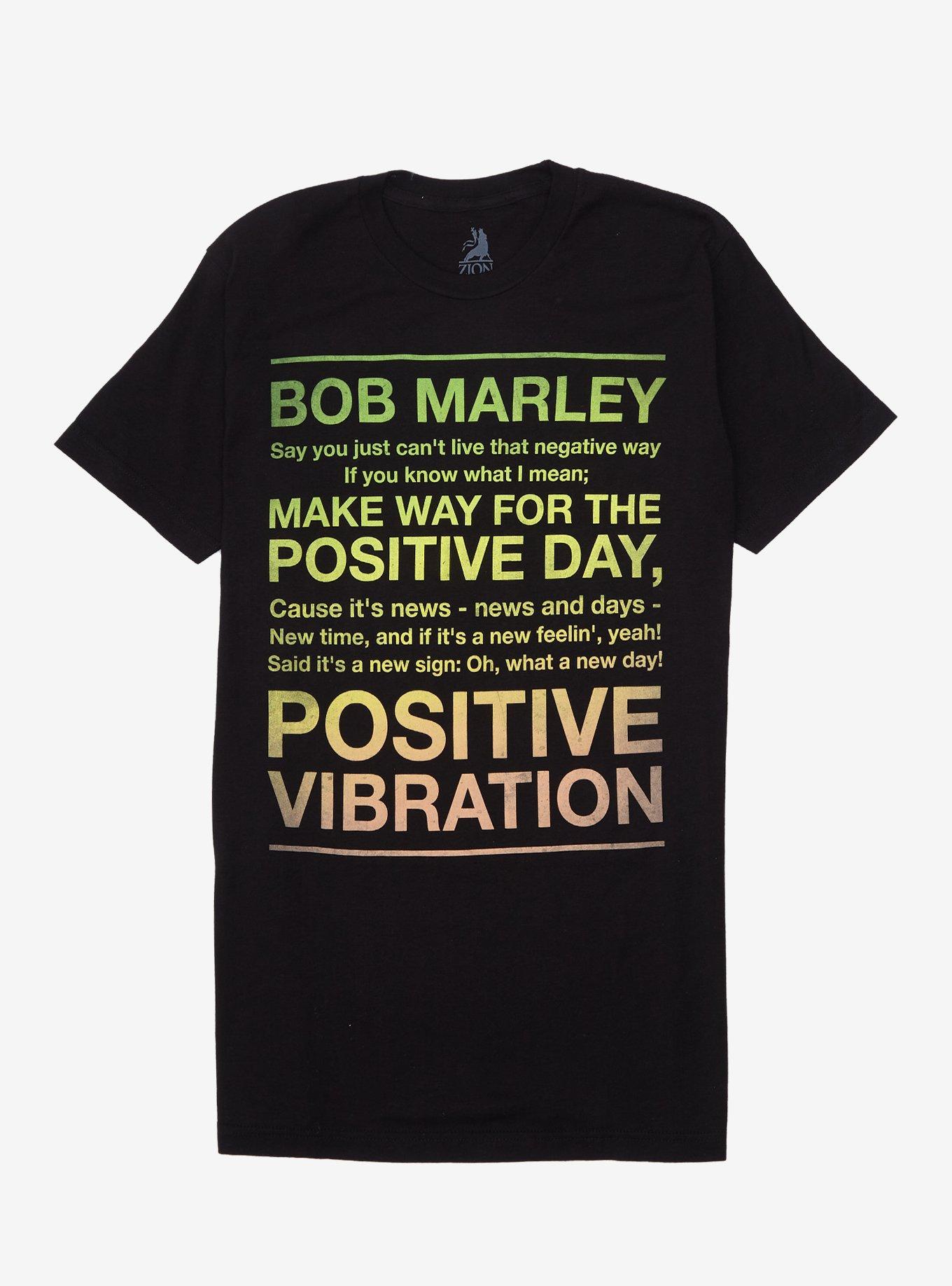 Bob Marley And The Wailers Positive Vibration Girls T-Shirt, BLACK, hi-res