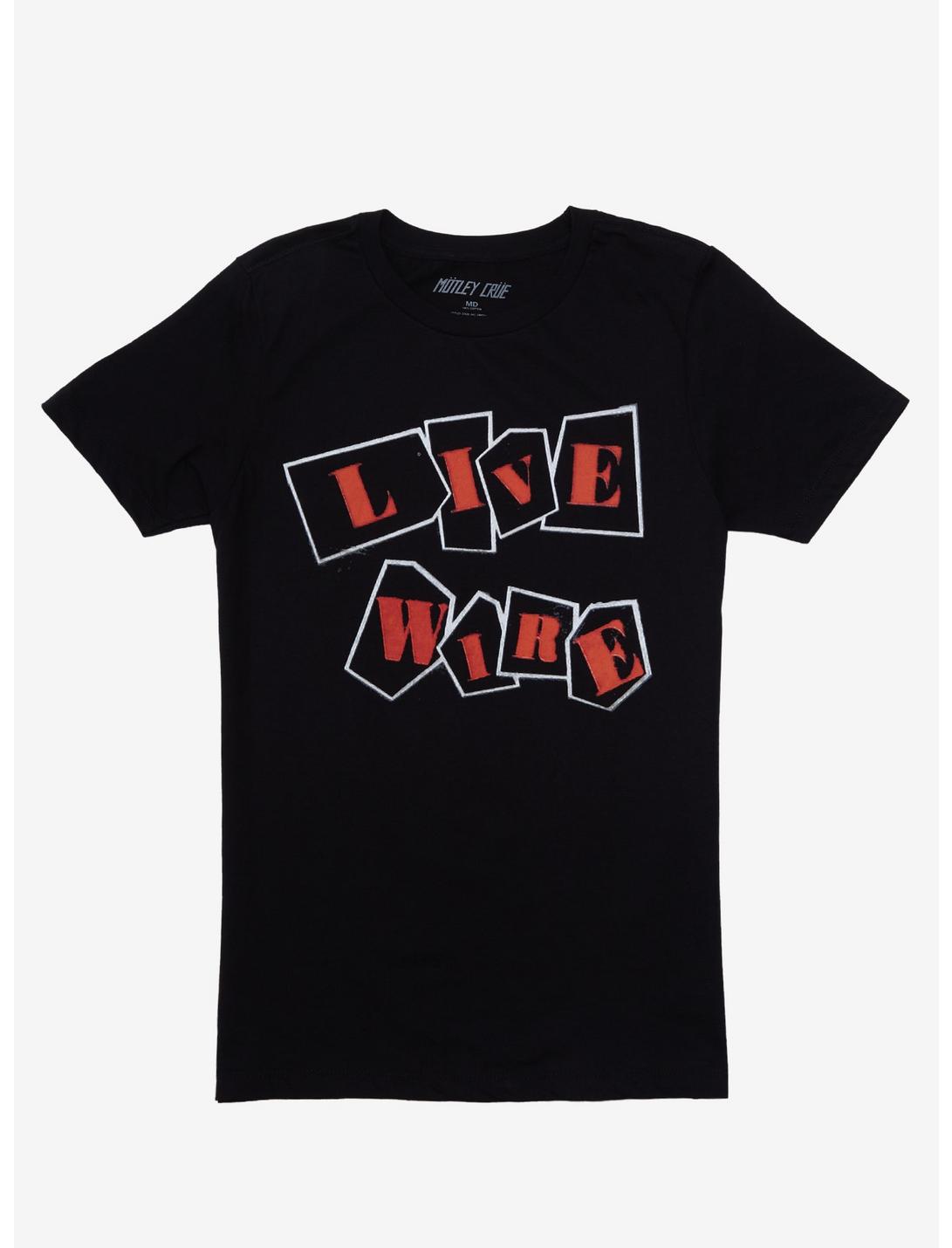 Motley Crue Live Wire Girls T-Shirt, BLACK, hi-res