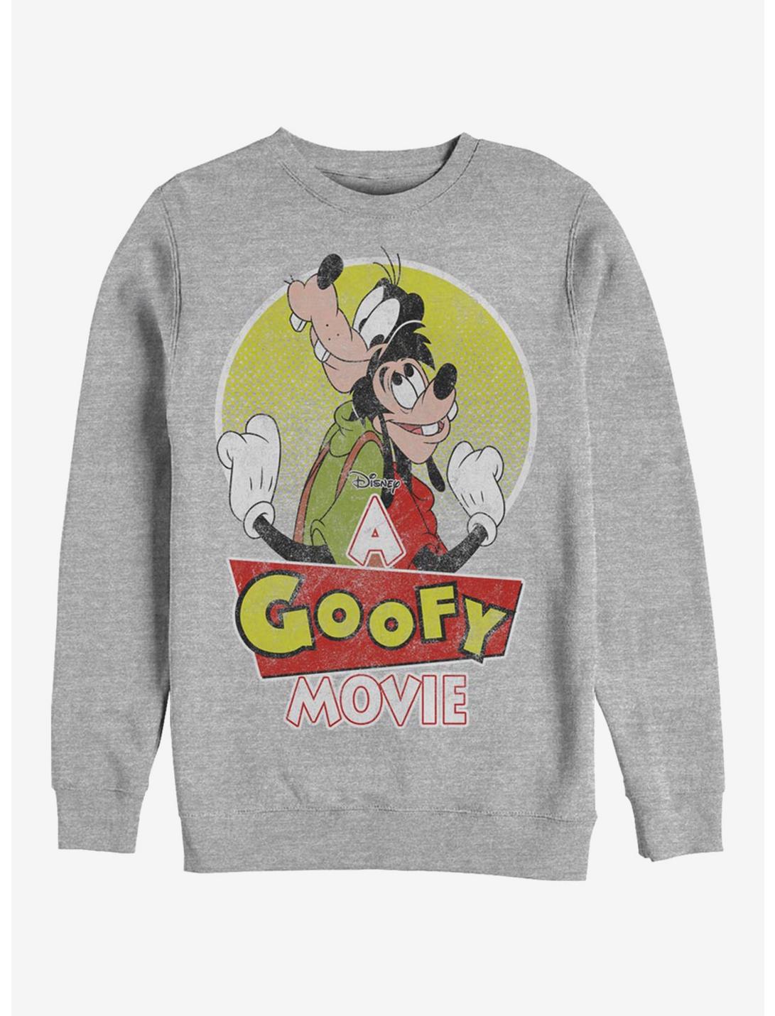 Disney A Goofy Movie Goof And Son Crew Sweatshirt, ATH HTR, hi-res