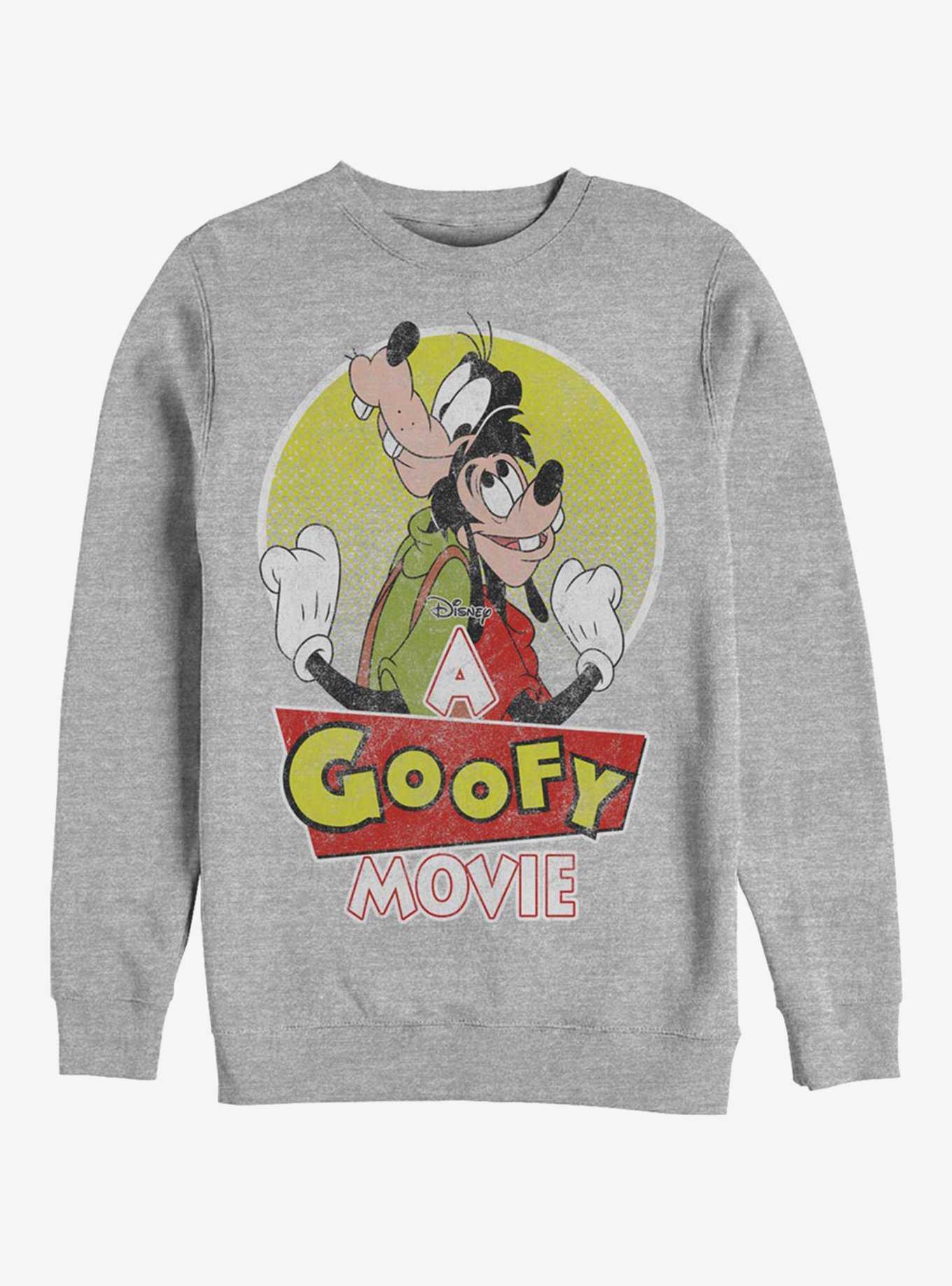 Disney A Goofy Movie Goof And Son Crew Sweatshirt, ATH HTR, hi-res