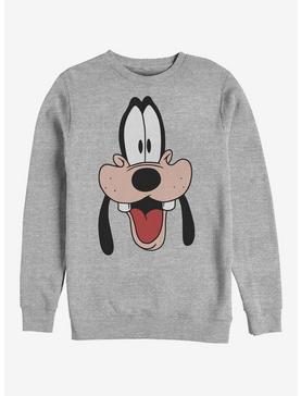 Disney A Goofy Movie Goofy Dad Big Face Crew Sweatshirt, ATH HTR, hi-res