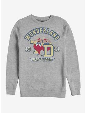 Disney Alice In Wonderland Tweedle Collegiate Crew Sweatshirt, , hi-res