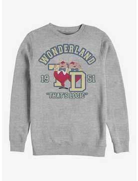 Disney Alice In Wonderland Tweedle Collegiate Crew Sweatshirt, , hi-res