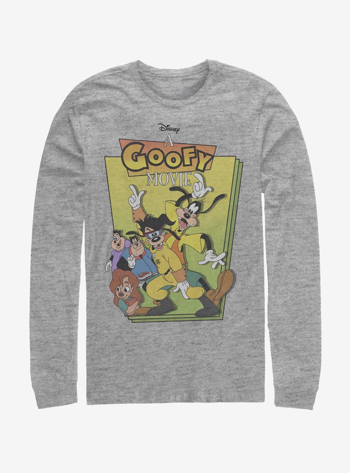 Disney A Goofy Movie Goof Cover Long-Sleeve T-Shirt, ATH HTR, hi-res