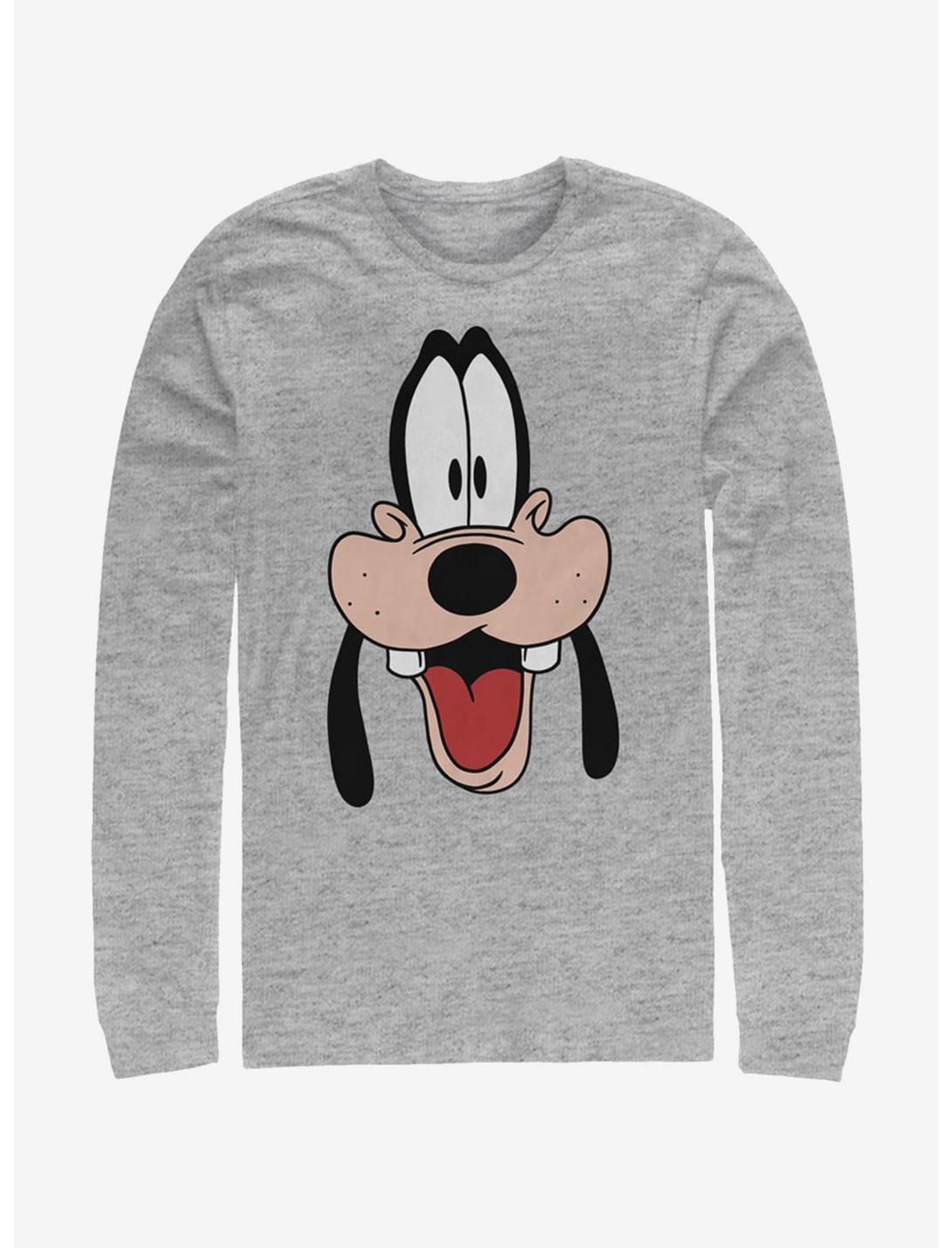 Disney A Goofy Movie Goofy Dad Big Face Long-Sleeve T-Shirt, ATH HTR, hi-res