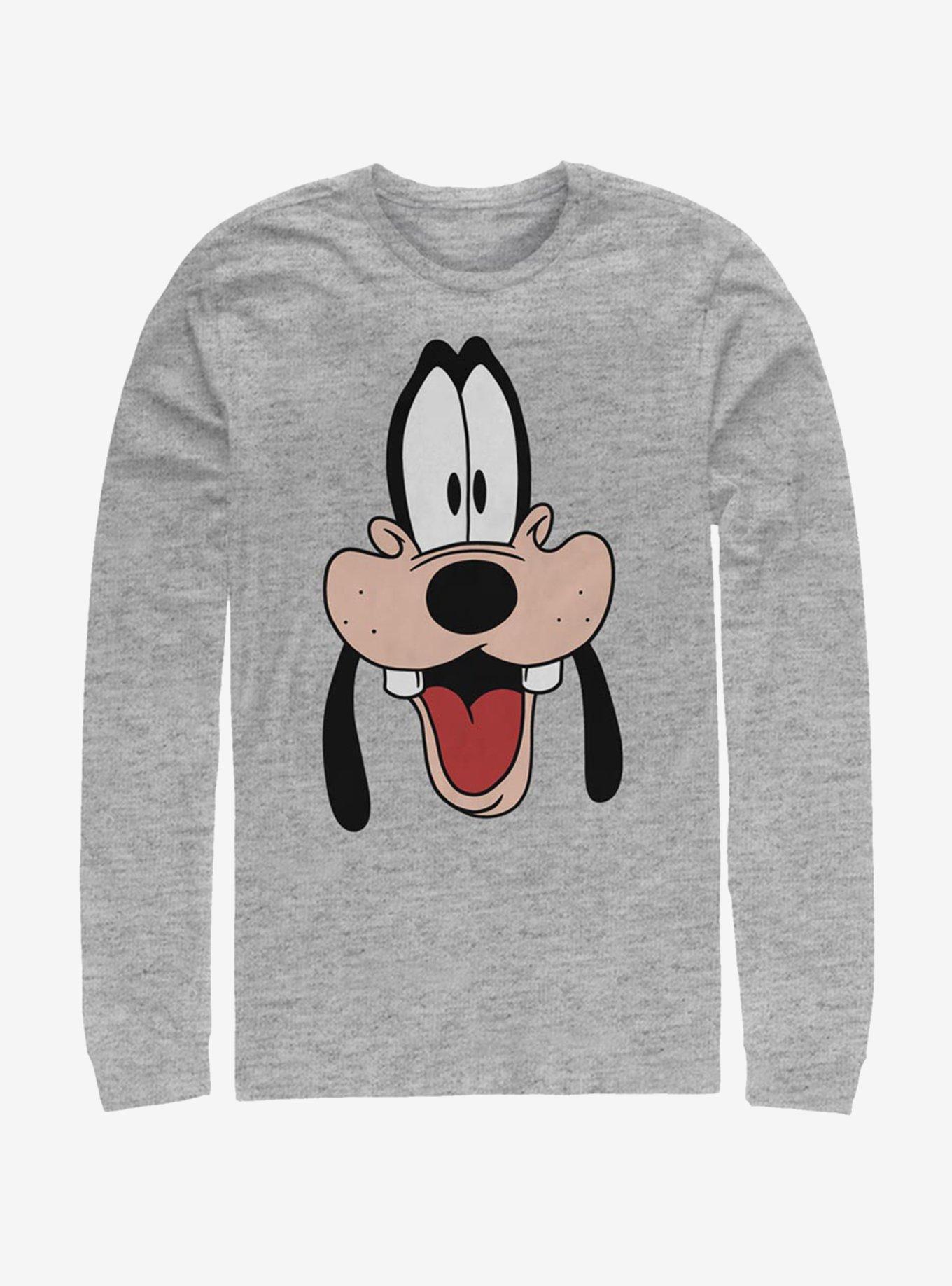 Disney A Goofy Movie Goofy Dad Big Face Long-Sleeve T-Shirt, ATH HTR, hi-res