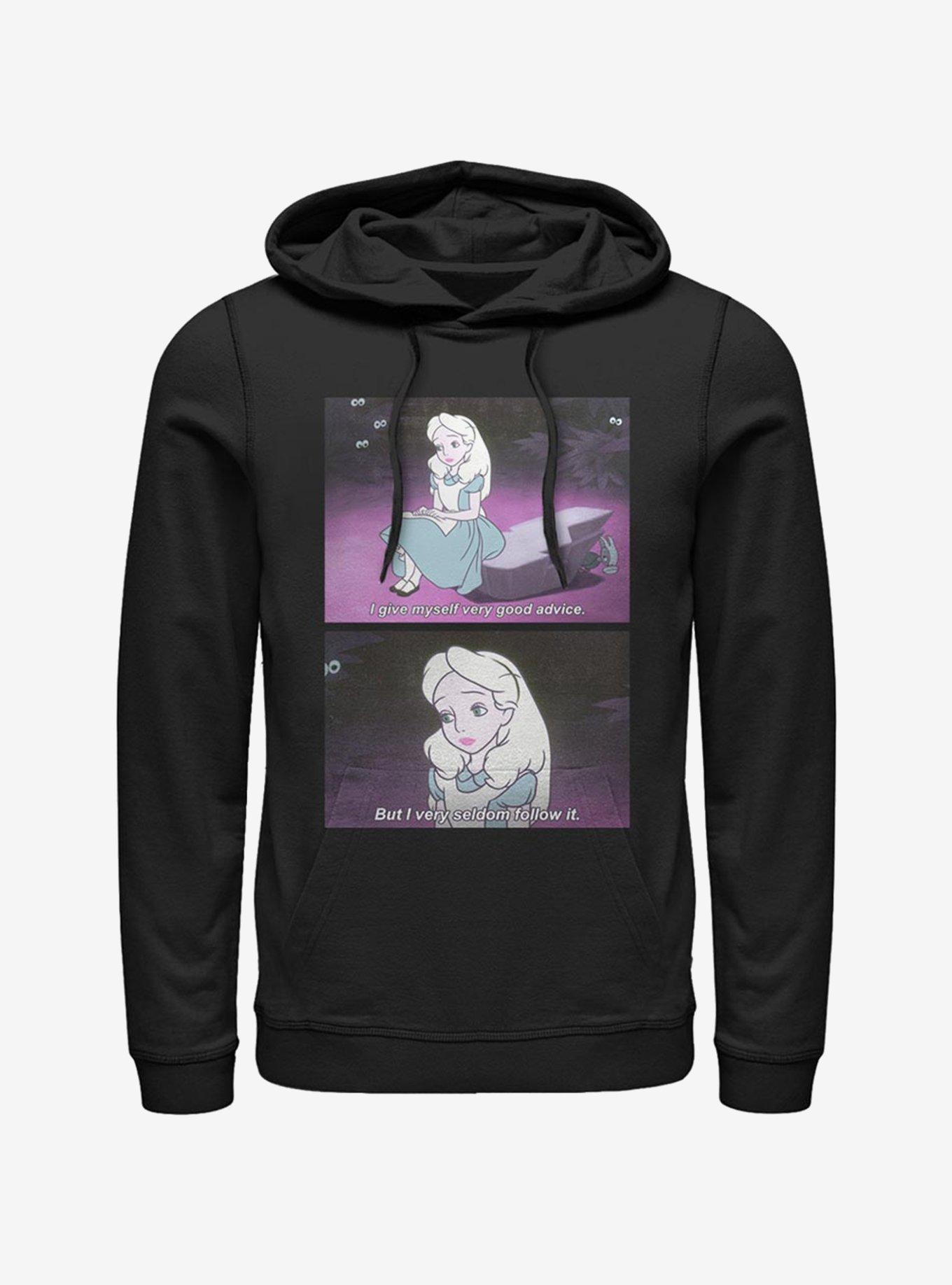 Disney Alice In Wonderland Advice Meme Hoodie, , hi-res