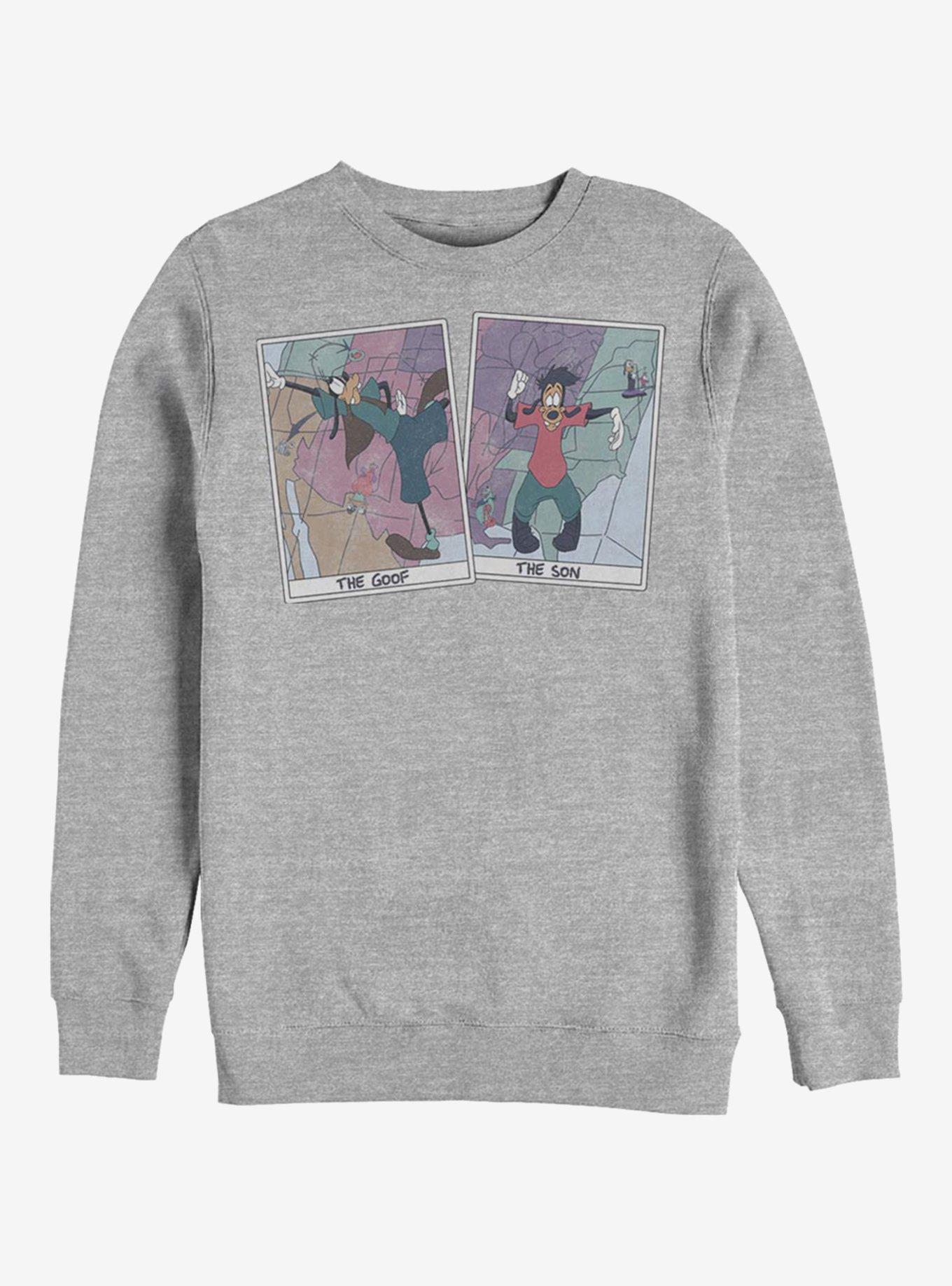 Disney A Goofy Movie A Goofy Trip Crew Sweatshirt, ATH HTR, hi-res