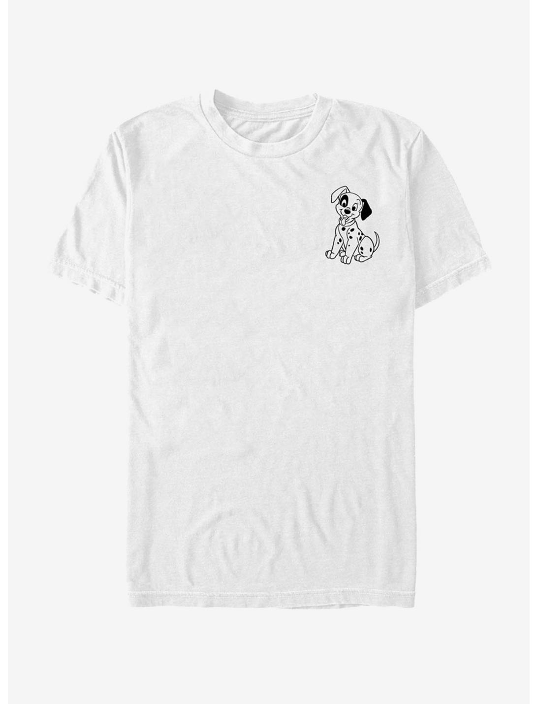 Disney 101 Dalmatians Patch Line T-Shirt, WHITE, hi-res