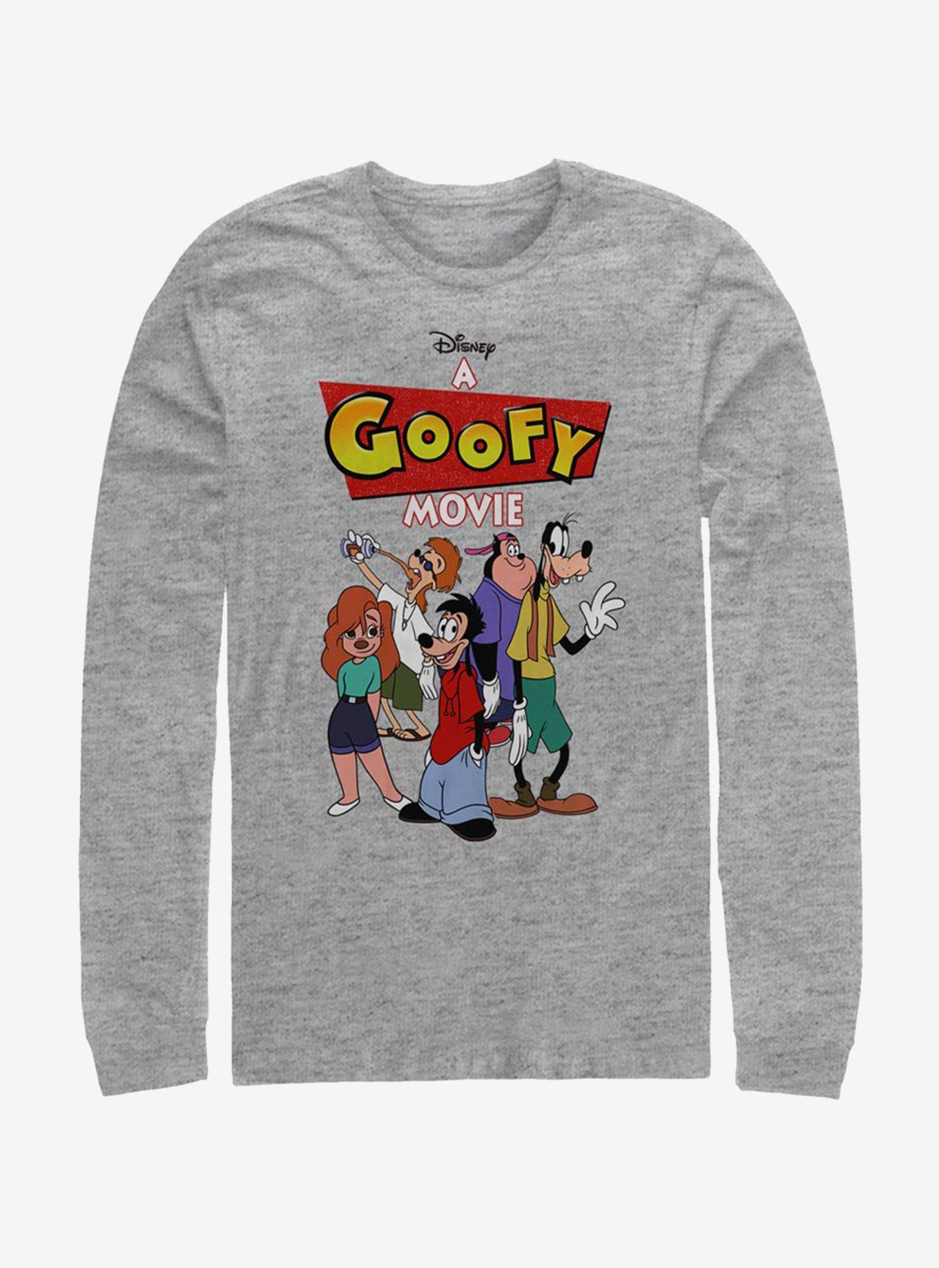 Disney A Goofy Movie Logo Group Long-Sleeve T-Shirt, ATH HTR, hi-res