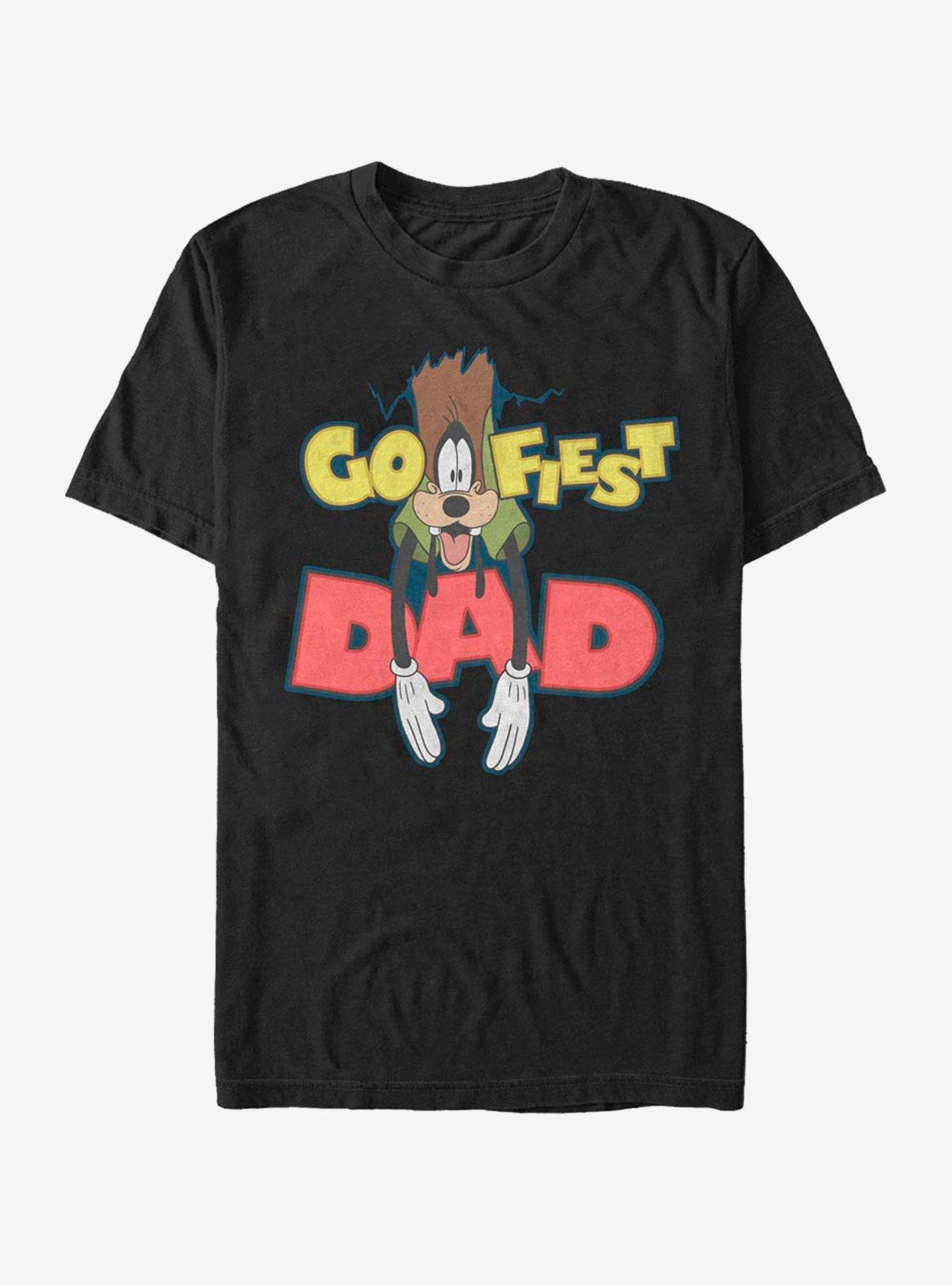 Disney A Goofy Movie Goofiest Dad T-Shirt, BLACK, hi-res