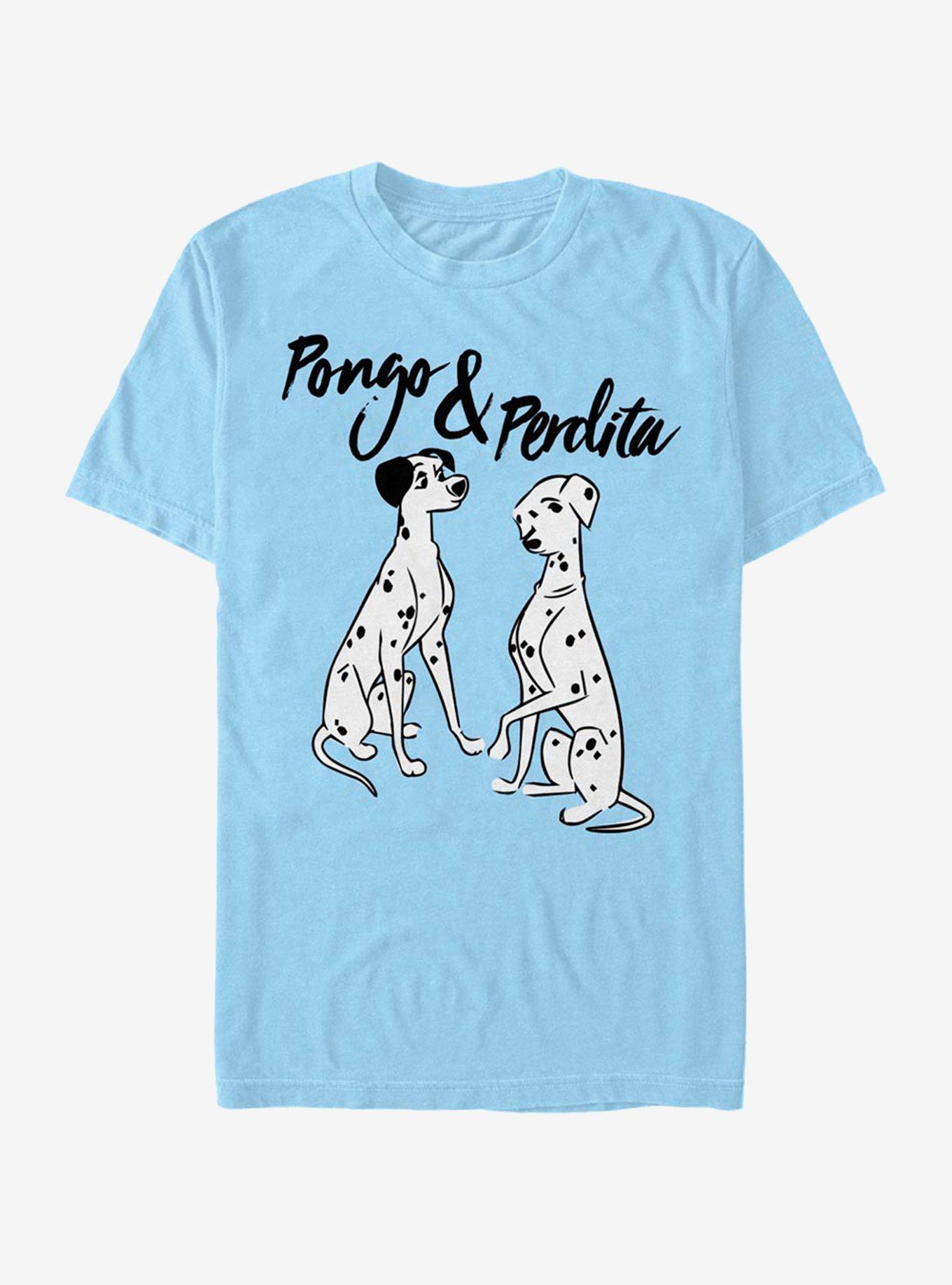 Disney 101 Dalmatians Pongo And Perdita T-Shirt, LT BLUE, hi-res