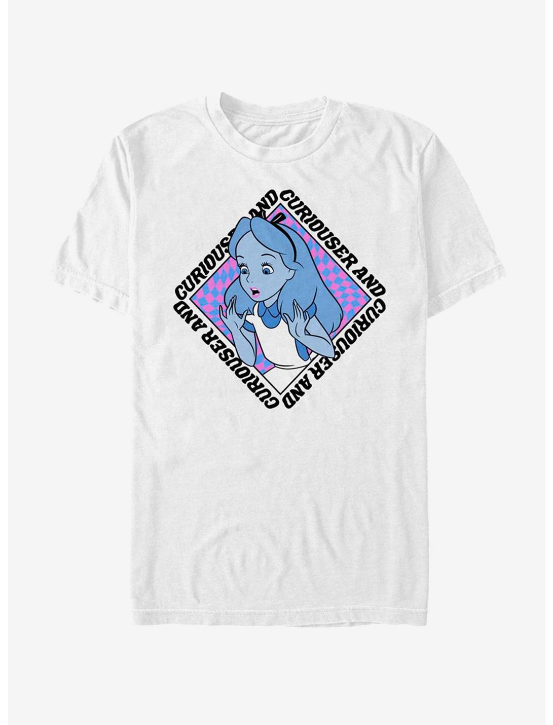 Disney Alice In Wonderland Alice Face T-Shirt, WHITE, hi-res