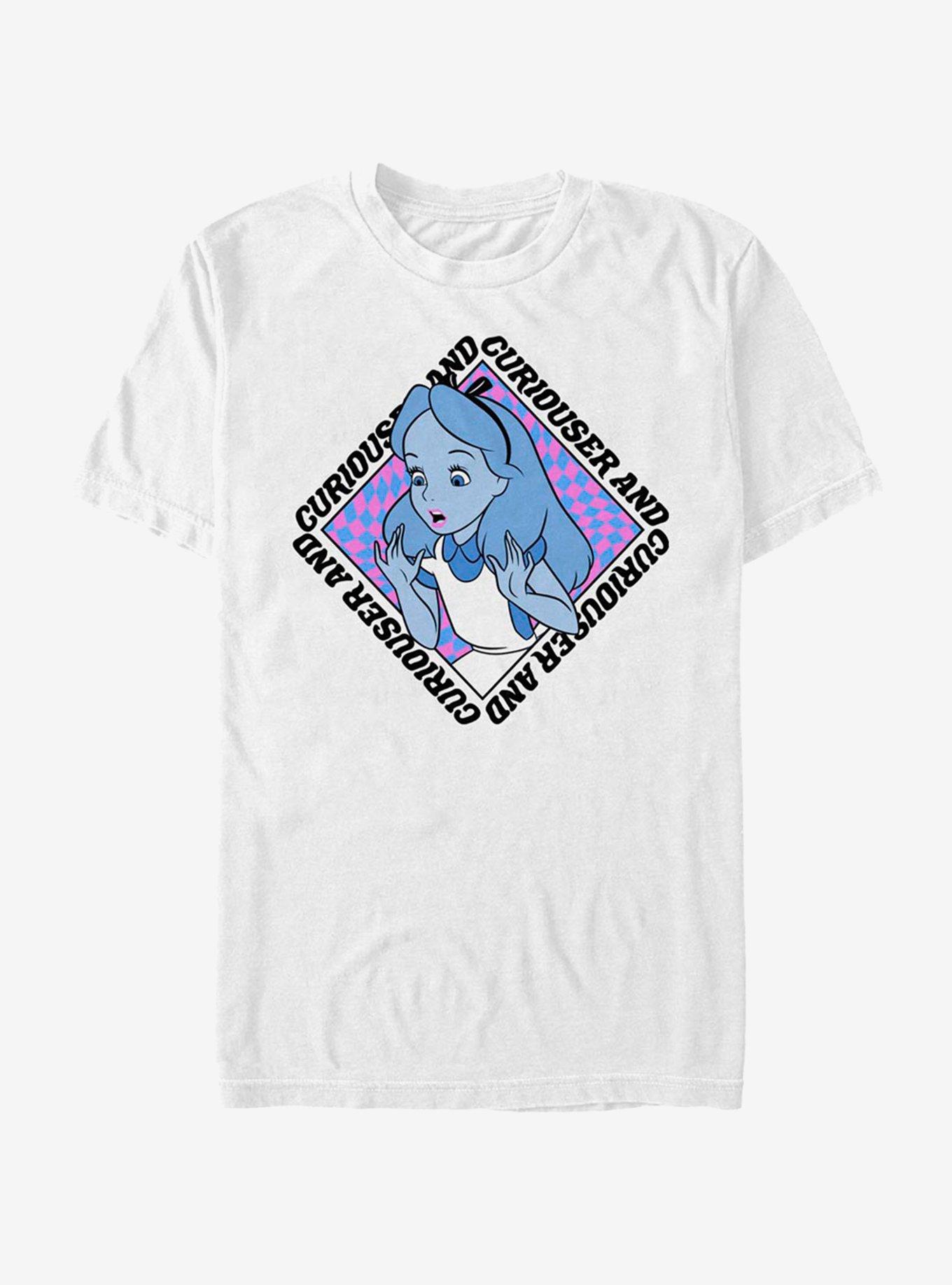 Disney Alice In Wonderland Alice Face T-Shirt, WHITE, hi-res