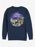 Disney Alice In Wonderland Tea Time Filled Crew Sweatshirt, NAVY, hi-res