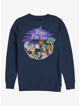 Disney Alice In Wonderland Tea Time Filled Crew Sweatshirt, , hi-res