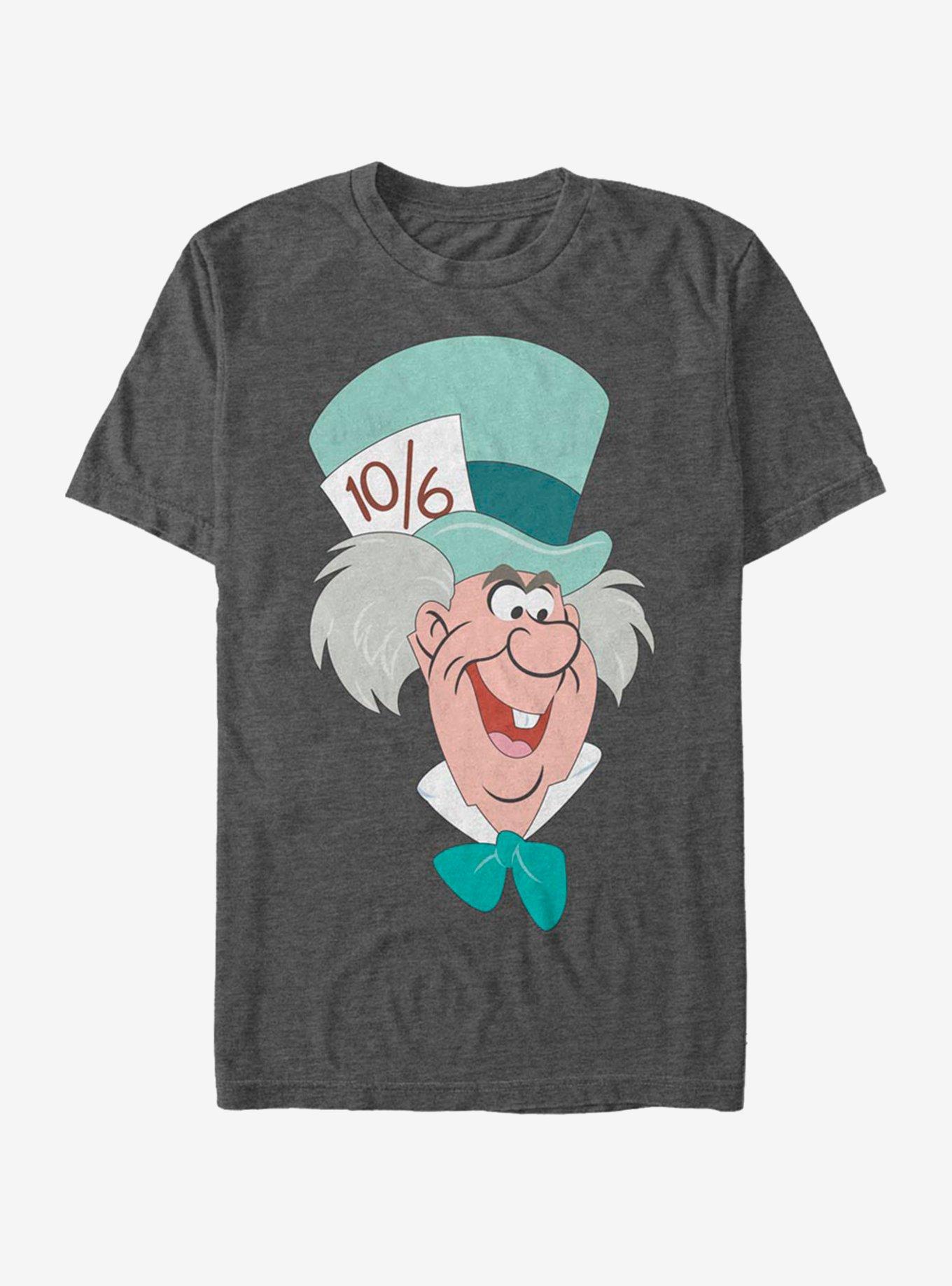 Disney Alice In Wonderland Mad Hatter Big Face T-Shirt, , hi-res