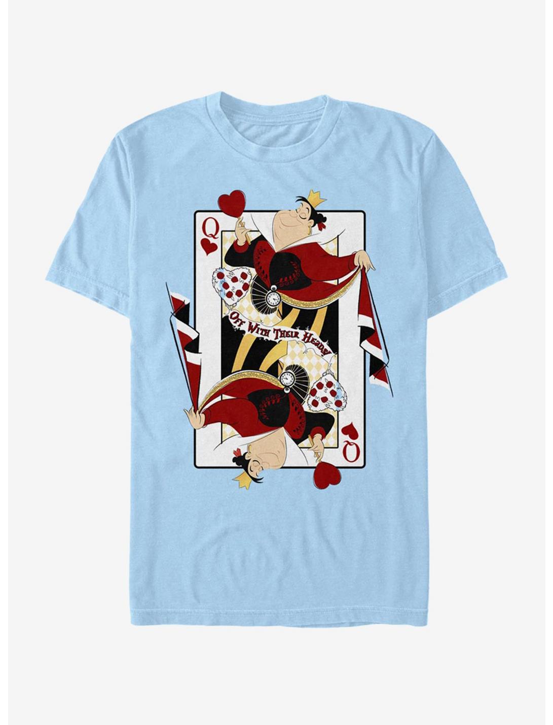 Disney Alice In Wonderland Queen Of Hearts T-Shirt, LT BLUE, hi-res