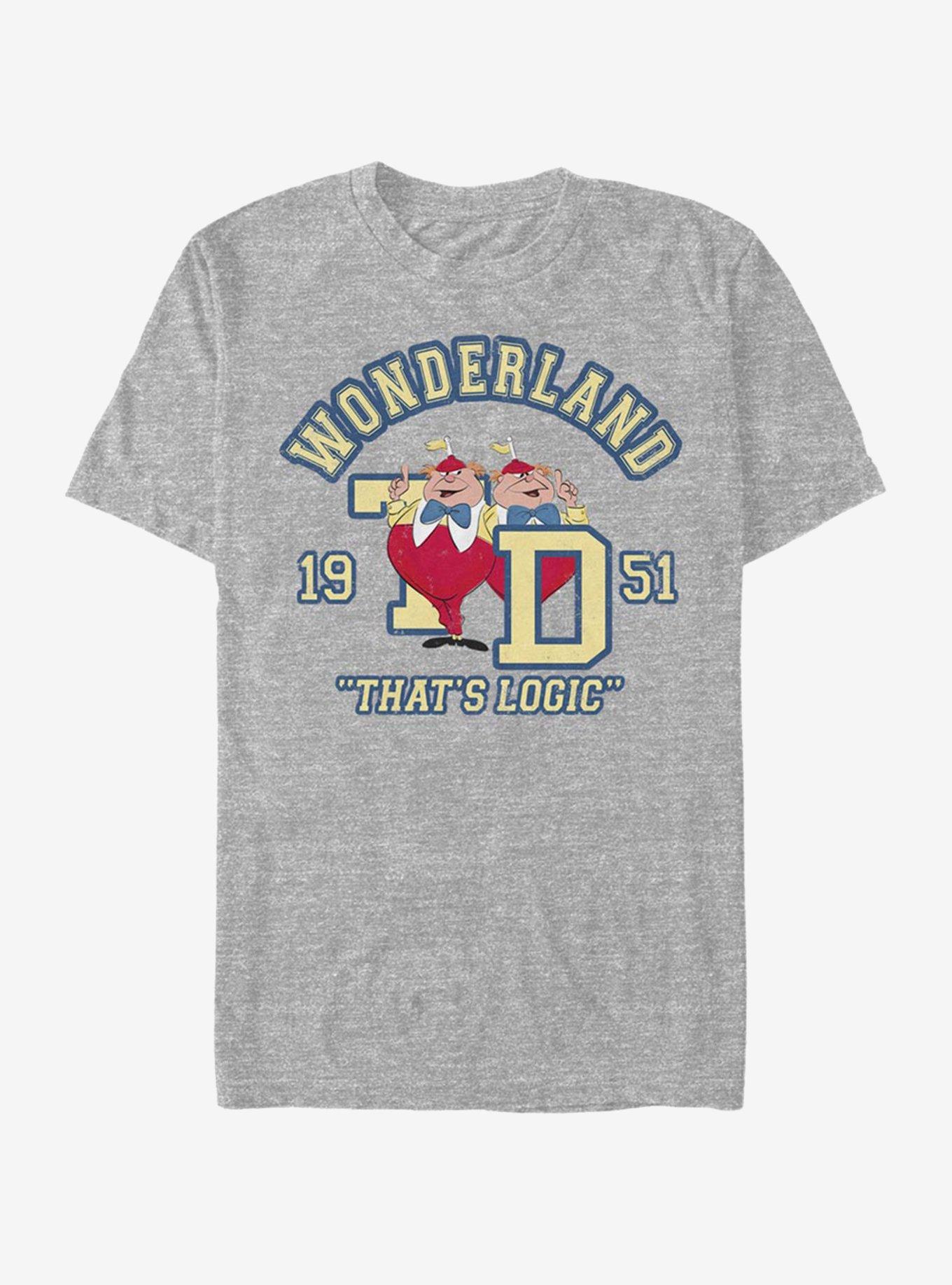 Disney Alice In Wonderland Tweedle Collegiate T-Shirt, , hi-res