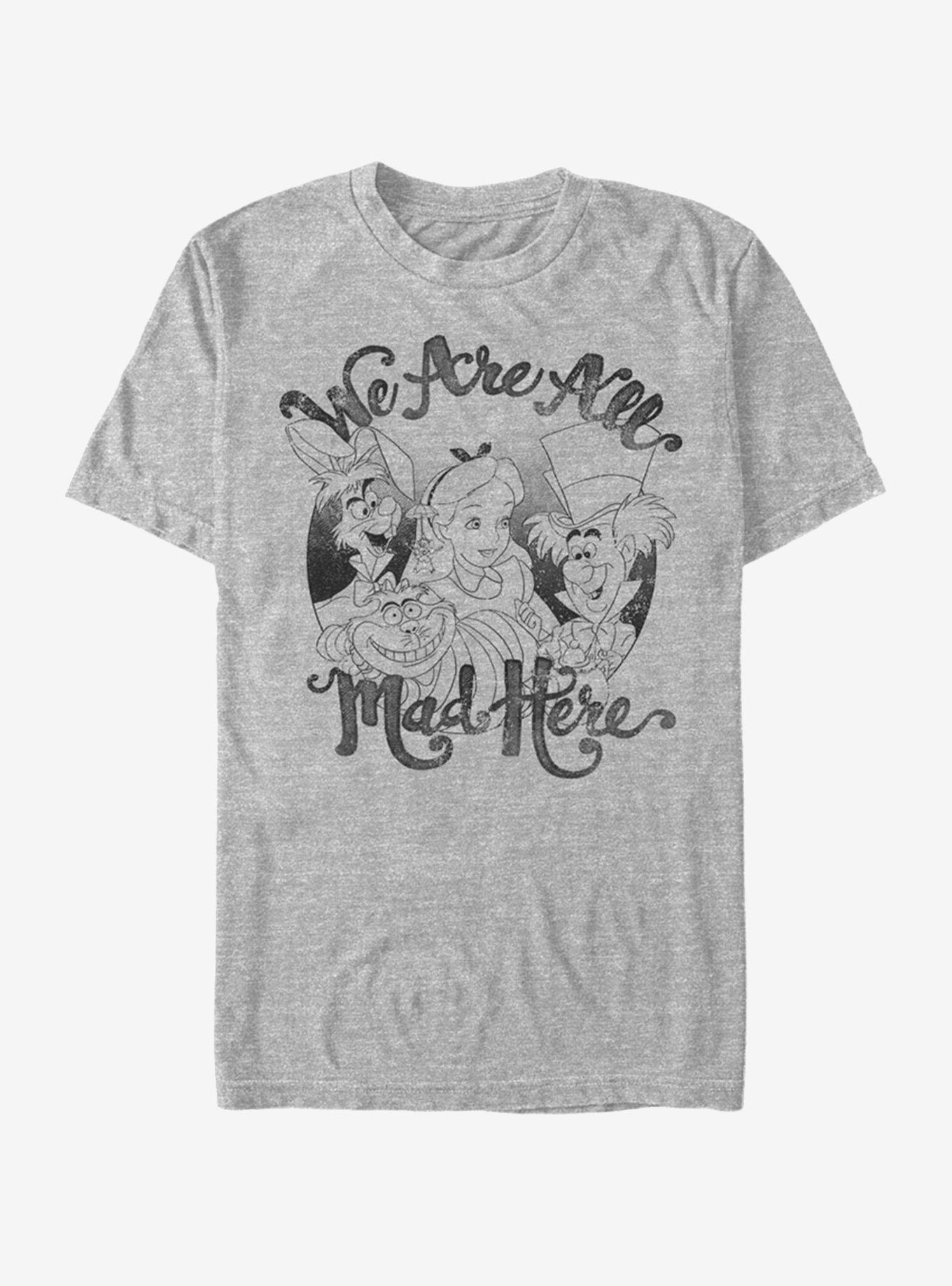 Disney Alice In Wonderland All Mad Here T-Shirt, ATH HTR, hi-res