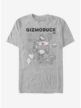 Disney Ducktales Gizomoduck Schematic T-Shirt, ATH HTR, hi-res
