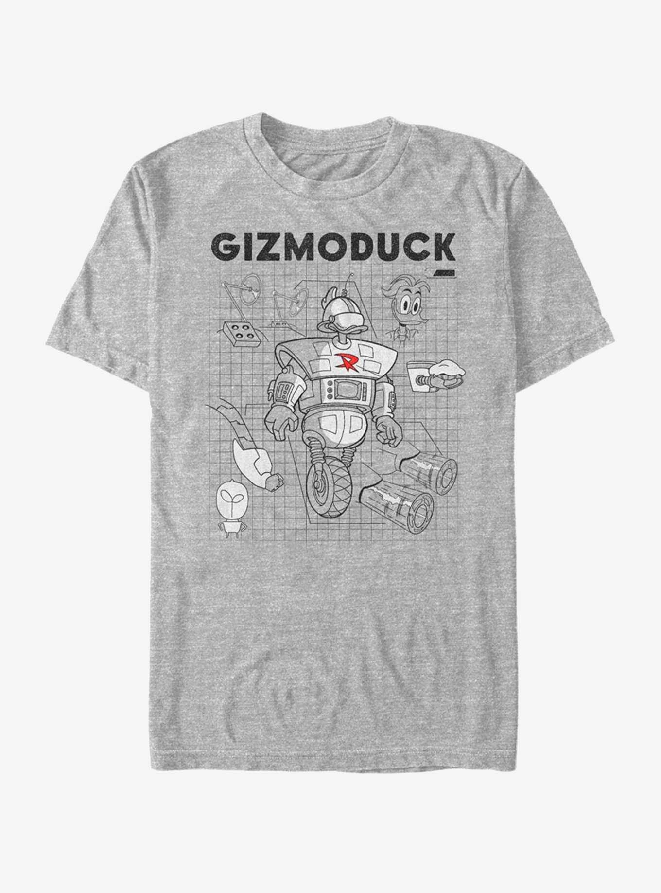 Disney Ducktales Gizomoduck Schematic T-Shirt, , hi-res