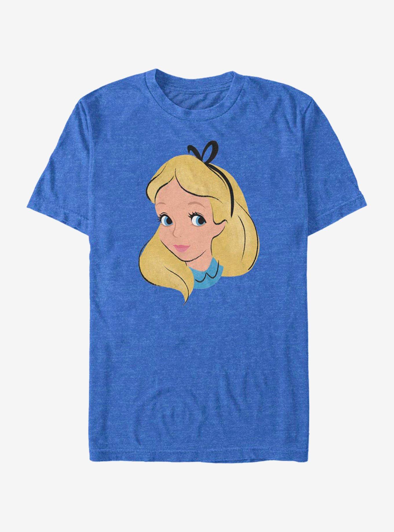 Disney Alice In Wonderland Big Face T-Shirt, ROY HTR, hi-res