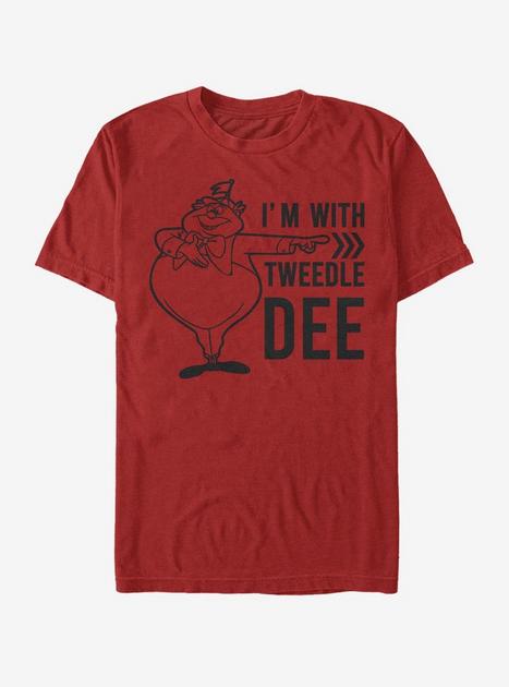 Disney Alice In Wonderland I'm With Tweedle Dee T-Shirt | Hot Topic