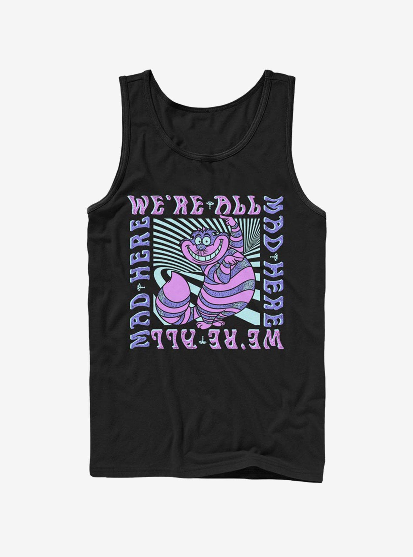 Disney Alice In Wonderland Mad Here Trip Tank, BLACK, hi-res