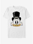 Disney Ducktales Scrooge Big Face T-Shirt, WHITE, hi-res