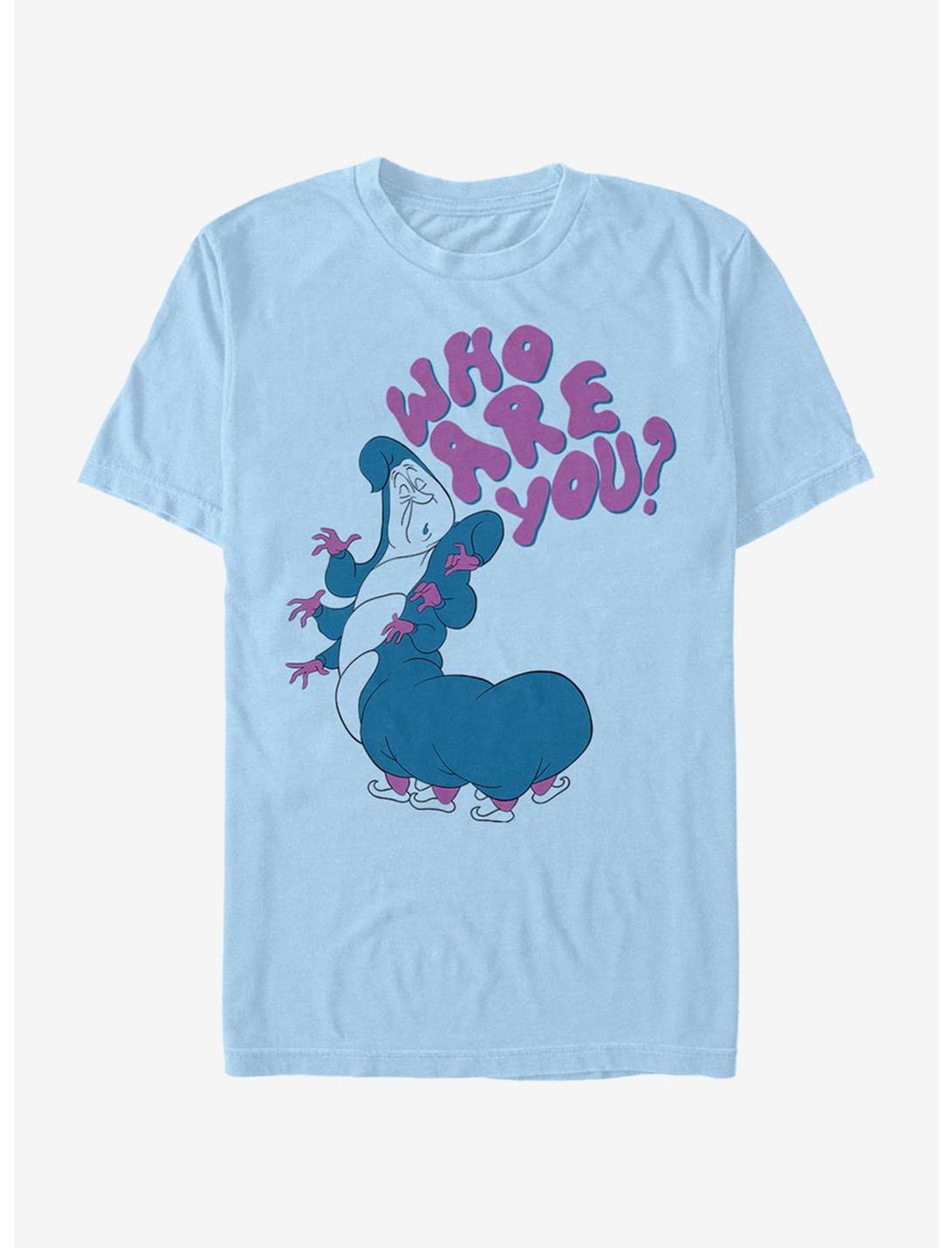 Disney Alice In Wonderland Who Are You T-Shirt, LT BLUE, hi-res