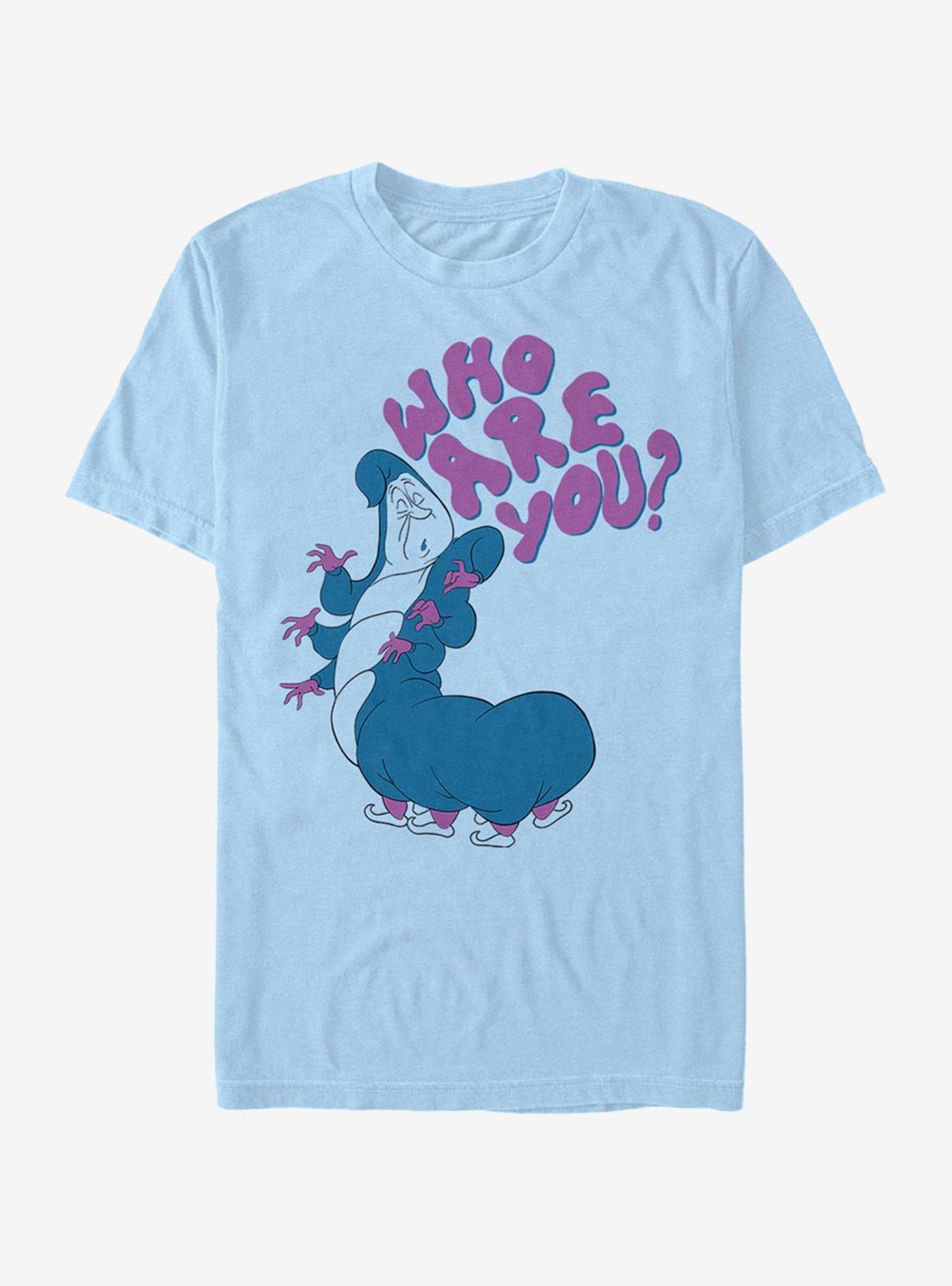 Disney Alice In Wonderland Who Are You T-Shirt, LT BLUE, hi-res