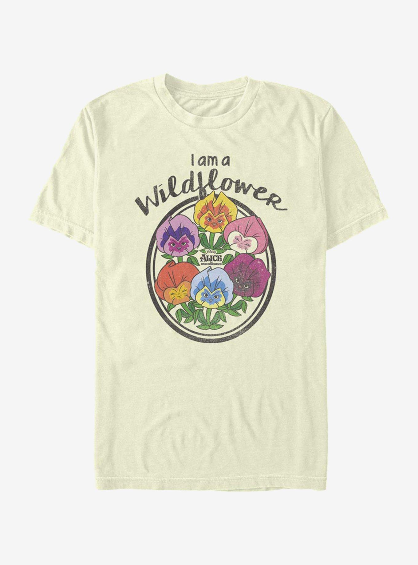 Disney Alice In Wonderland Wildflower T-Shirt, NATURAL, hi-res