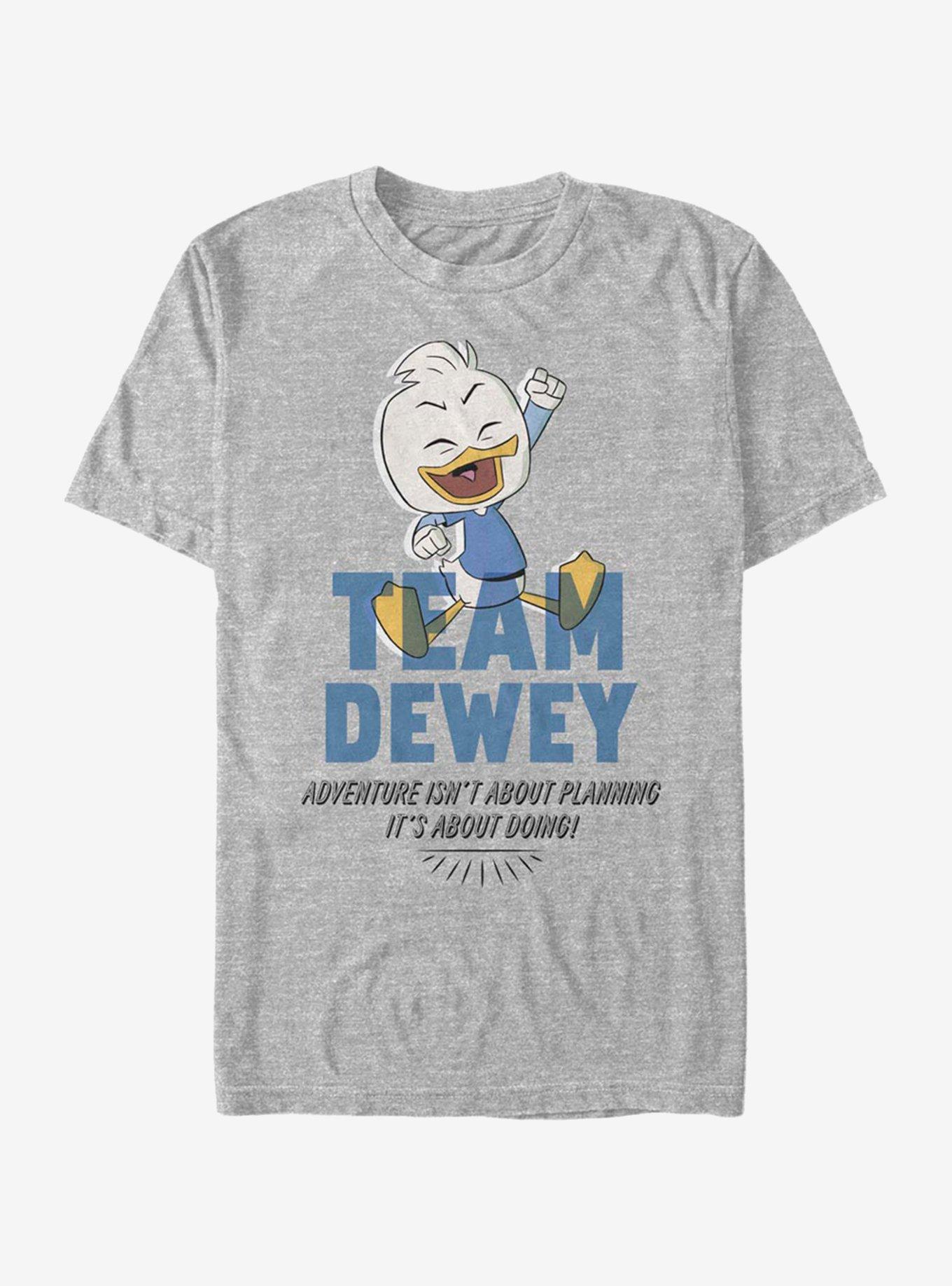 Disney Ducktales Team Dewey Blue T Shirt Grey Hot Topic