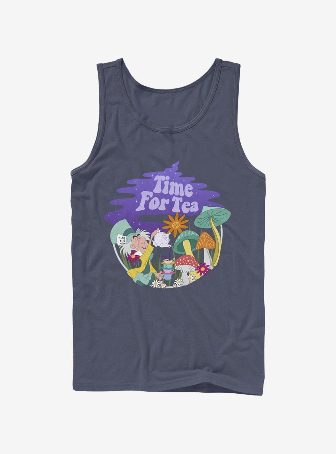 Disney Alice In Wonderland Tea Time Filled Tank, NAVY, hi-res