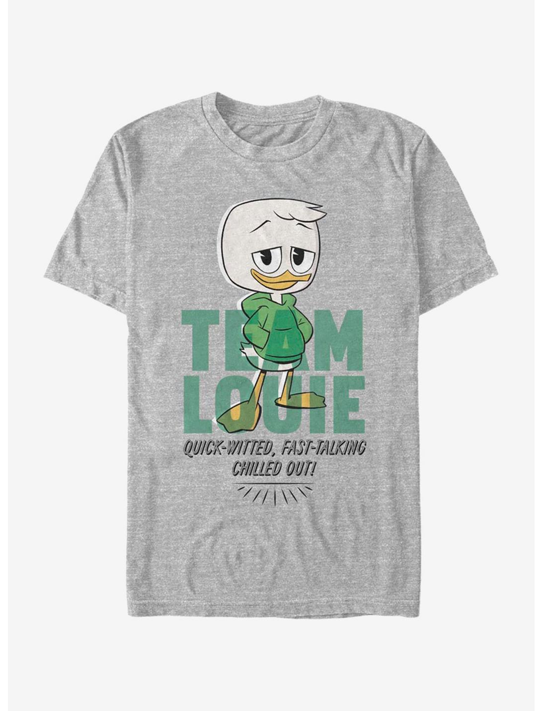 Disney Ducktales Team Louie Green T-Shirt, ATH HTR, hi-res